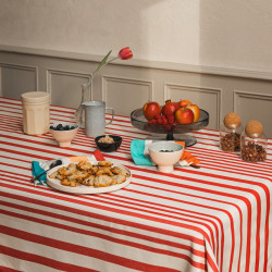 NAPPE EN COTON - ADOUR ROUGE