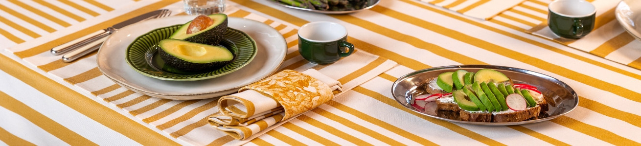 Sets de table en tissu, motifs originaux - Artiga