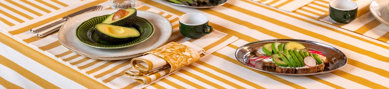 Adour | Toile rayée moderne d’inspiration basque Artiga