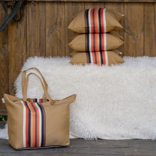 coussins et sacs réglable mauleon vison